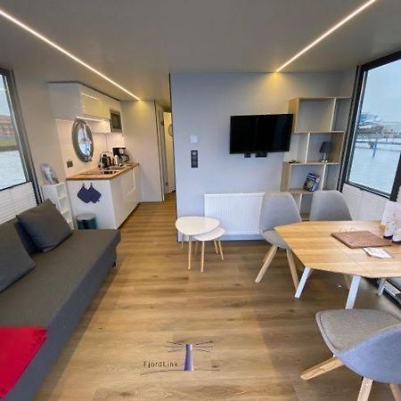 Hausboot Fjord Vela Mit Biosauna In Barth Dış mekan fotoğraf